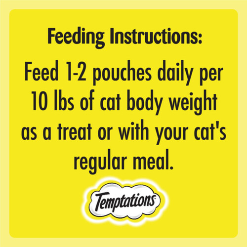 Temptations Cat Treats Creamy Puree With Chicken 4 Pouches x 12 g