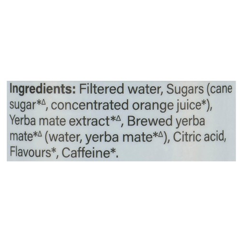 Guayaki Yerba Mate Organic Non Sparkling Beverage Awakening Orange 458 ml (can)
