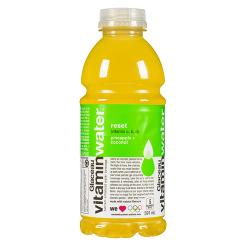 Glacéau Vitamin Water Reset Pineapple Coconut 591 ml (bottle)