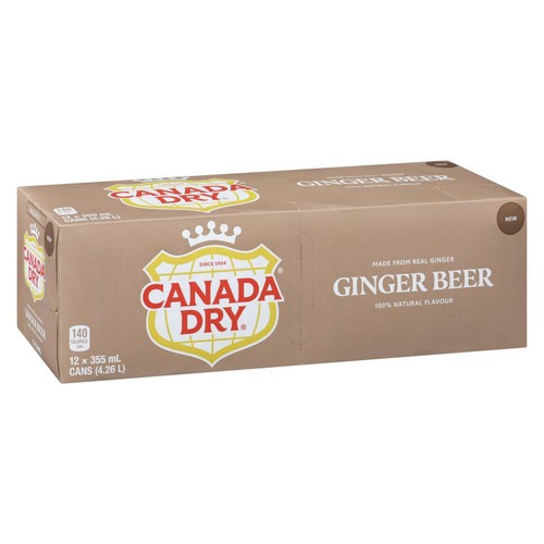 Canada Dry Ginger Beer 12 x 355 ml (cans)