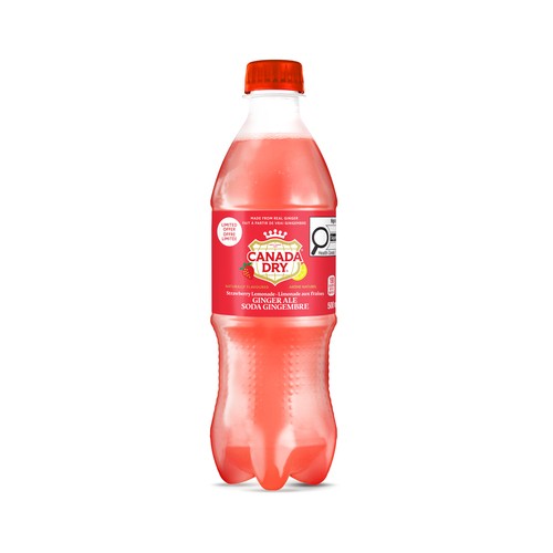 Canada Dry Soft Drink Strawberry Lemonade 500 ml
