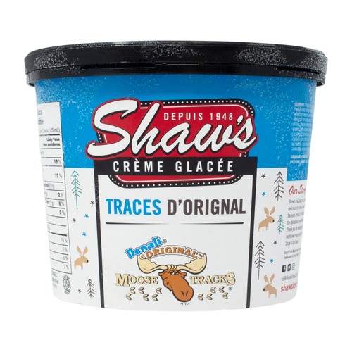 Shaw's Moose Tracks Ice Cream 1.5 L