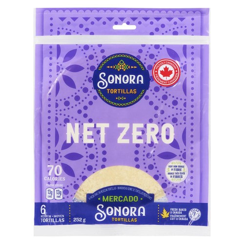 Sonora Tortillas Net Zero Medium 252 g