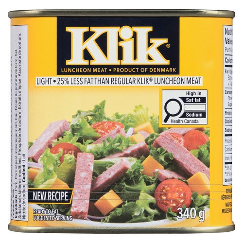 Klik Light Luncheon Meat 340 g