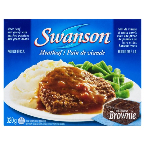 Swanson Frozen Entree Meatloaf 320 g