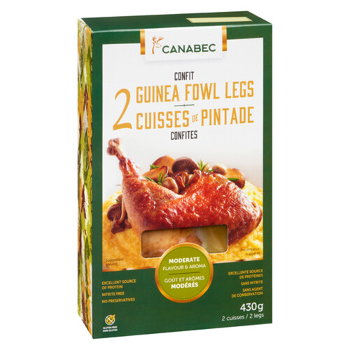 Gibiers Canabec Confit Guinea Fowl Leg 430 g