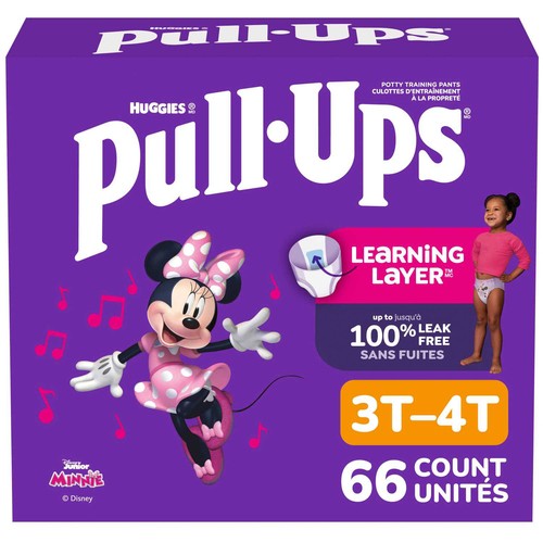 Huggies Pull-Ups Girl's Potty Training Pants 3T-4T 66 Count