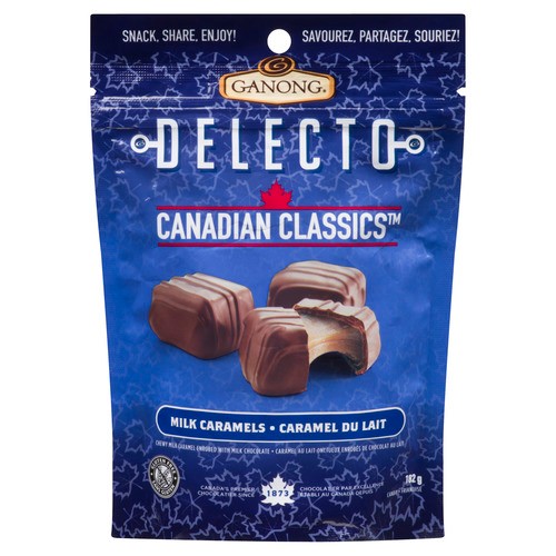 Delecto Chocolates Milk Caramels 182 g