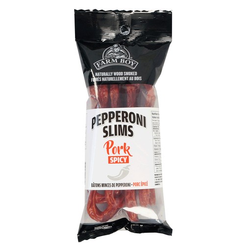 Farm Boy Pepperoni Slims Spicy Pork 100 g