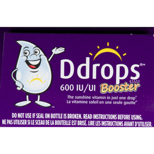 Ddrops Booster Liquid Vitamin D3 180 Drops