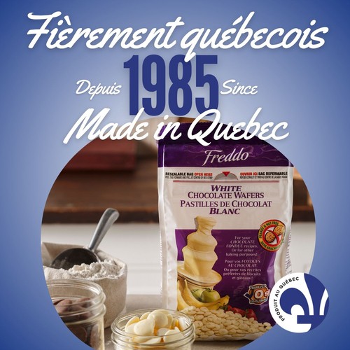 Freddo Chocolate Wafers White Fondue 500 g