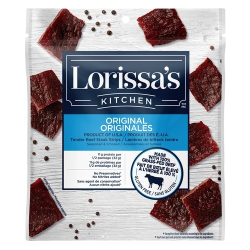 Lorissa's Kitchen Gluten-Free Beef Jerky Original 63 g