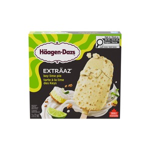 Haagen-Dazs Barres de crème glacée Exträaz tarte à la lime des Keys 216 ml
