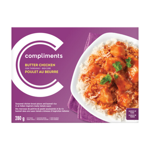 Compliments Butter Chicken Frozen Entree 280 g
