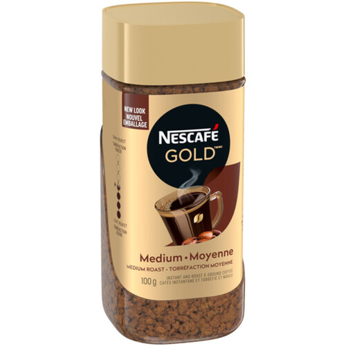 Nescafé Gold Instant Coffee Medium Roast 100 g - Voilà Online