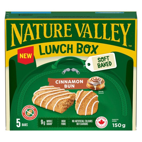 Nature Valley Lunch Box Soft Baked Cinnamon Bun 5 x 30 g