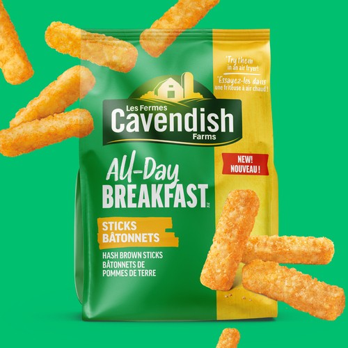 Cavendish Farms All-Day Breakfast Hash Brown Sticks 650 g