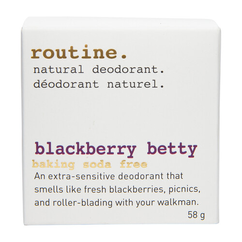 Routine Natural Deodorant Baking Soda Free Blackberry Betty 58 g
