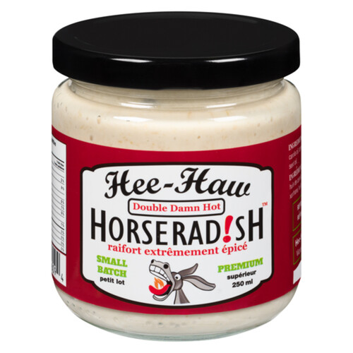 Hee-Haw Horseradish Double Damn Hot 250 ml