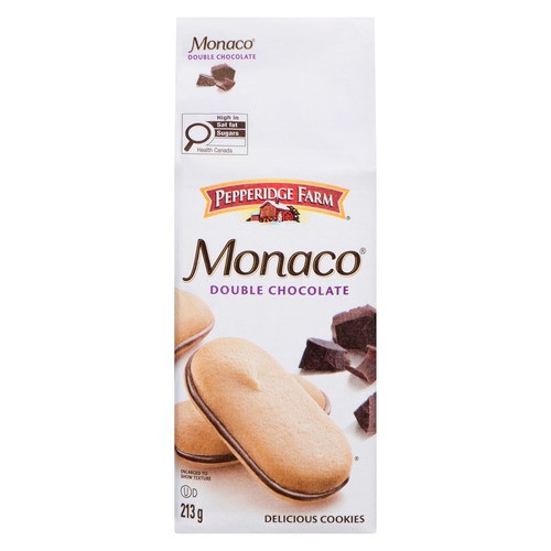 Pepperidge Farm Monaco Cookies Double Chocolate 213 g