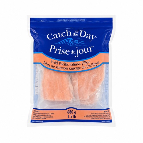 Catch of the Day Frozen Pink Salmon Fillets 680 g