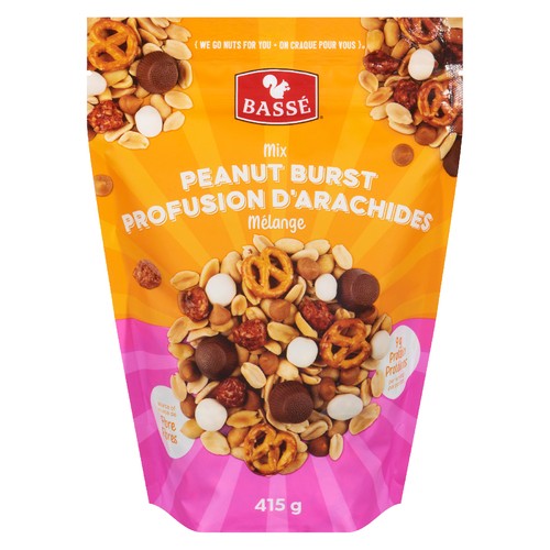 Bassé Mix Fruit Nuts & Seeds Peanut Burst 415 g