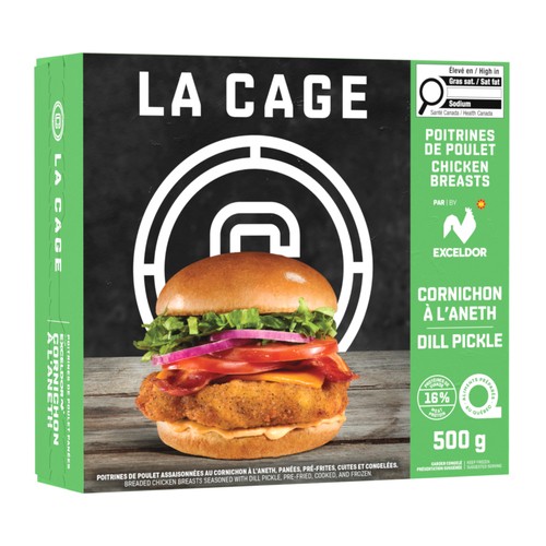 La Cage Frozen Chicken Breast Dill Pickle 500 g