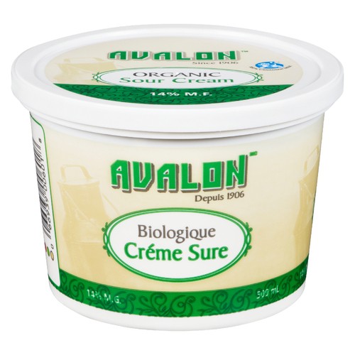 Avalon Organics Organic 14% Sour Cream 500 ml