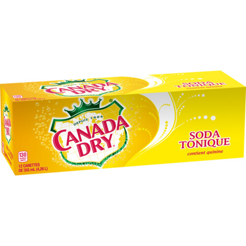 Canada Dry Soft Drink Tonic Water 12 x 355 ml (cans)