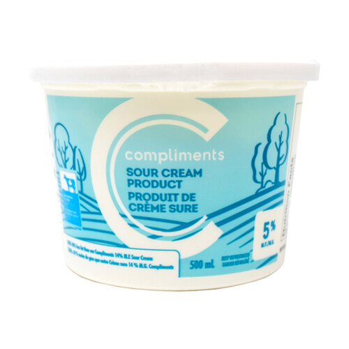 Compliments 5% Sour Cream Light 500 ml