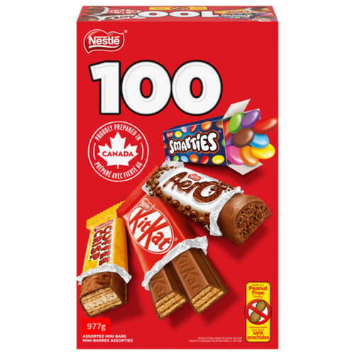 Nestle Peanut-Free Chocolate Assorted Minis 100 Count 977 g