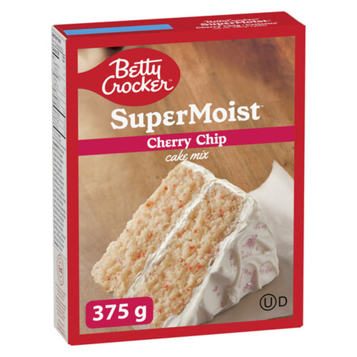 Betty Crocker SuperMoist Cake Mix Cherry Chip 375 g