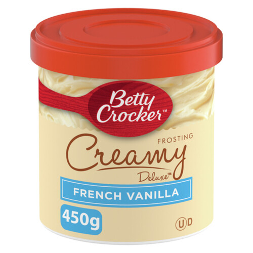 Betty Crocker Gluten Free Creamy Deluxe Frosting French Vanilla 450 g