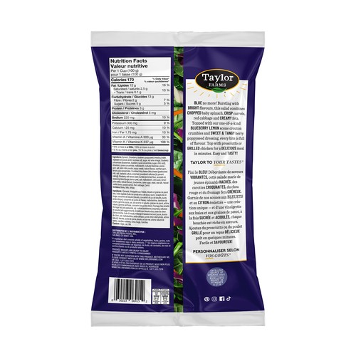 Taylor Farms Chopped Salad Kit Blueberry Poppyseed 248 g
