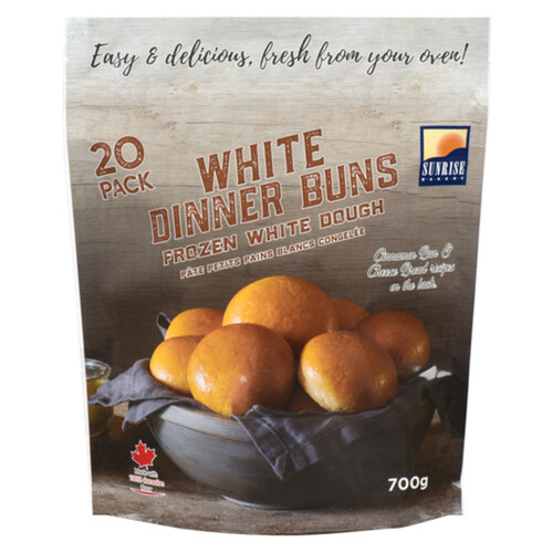 Sunrise Bakery White Dough Dinner Rolls 700 g (frozen)