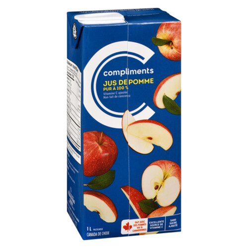 Compliments Pure Juice Apple 1 L