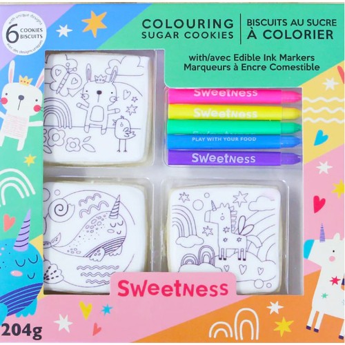 Sweetness Colouring Cookie Kit Fairytale 204 g