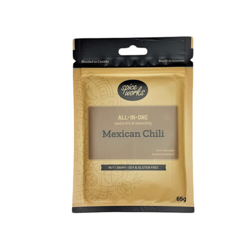 Spiceworks Gluten-Free Seasoning Mix Mexican Chili 65 g Voilà