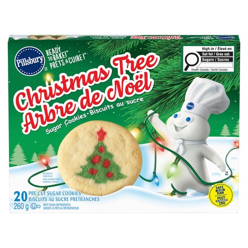 Pillsbury Ready To Bake! Sugar Cookies Christmas Tree 260 g