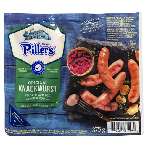 Piller's Smoked Sausage Original Knackwurst 375 g