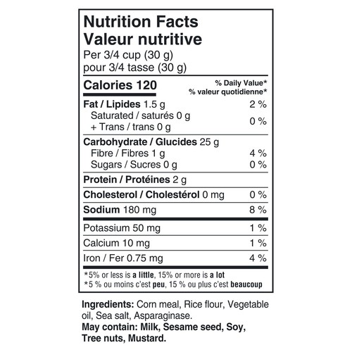 Christie Good Thins Gluten-Free Corn & Rice Crackers Sea Salt 100 g