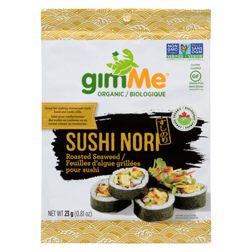 GimMe Organi Rosted Sushi Nori 23 g