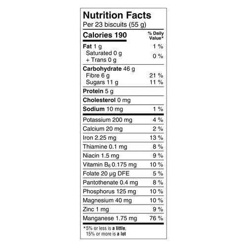 Kellogg's Mini Wheats Cereal Original 460 g