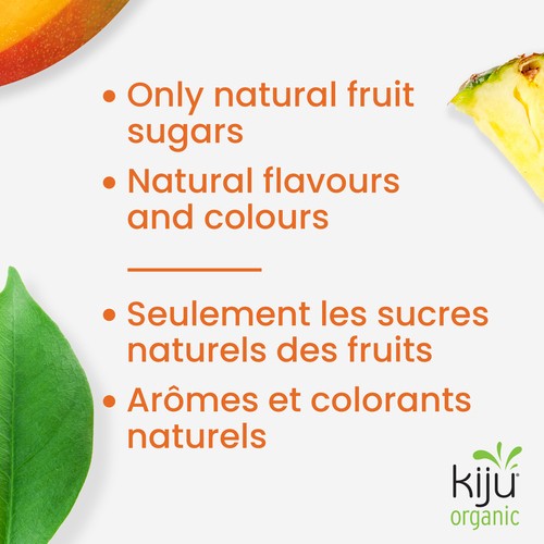 Kiju Organic Fruit Juice Mango Pineapple 4 x 200 ml