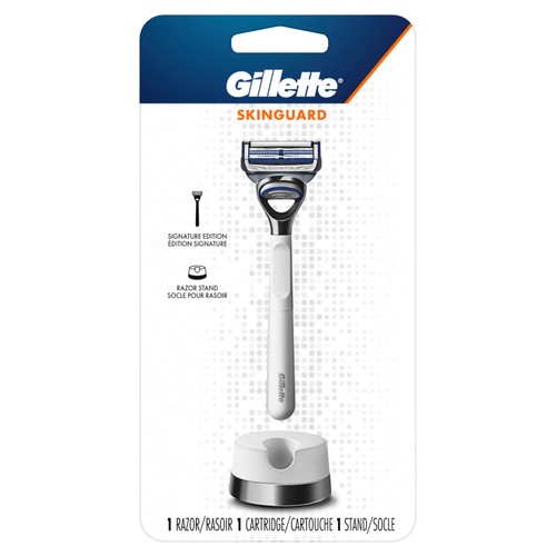 Gillette Skinguard Signature Edition Razor With Blade And Stand