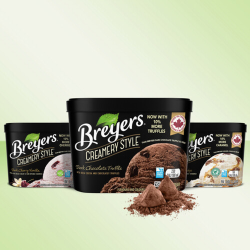 Breyers Kosher Certified Creamery Style Light Ice Cream Dark Chocolate