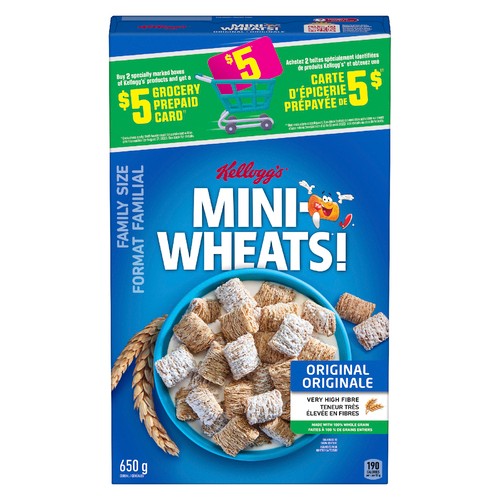 Kellogg's Mini Wheat Cereal Original 650 g