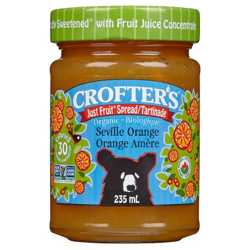 Crofters Organic Just Fruit Organic Spread Seville Orange 235 ml