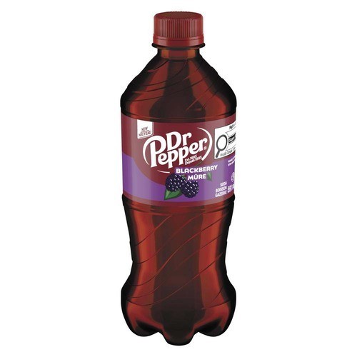 Dr Pepper Soda Blackberry 591 ml (bottle)