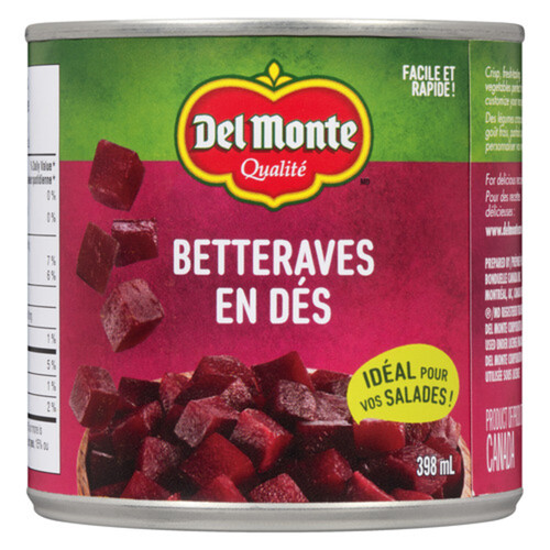 Del Monte Canned Diced Beets 398 ml